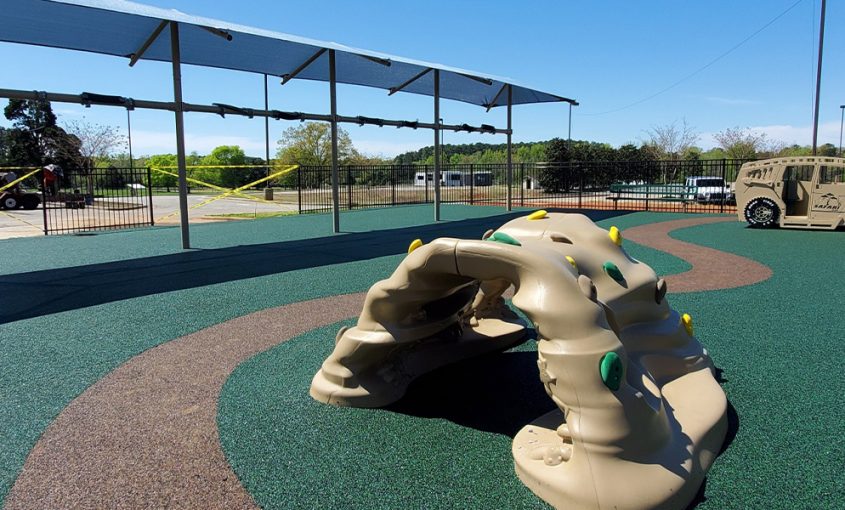 mt zion baptist church playground safety surfacing