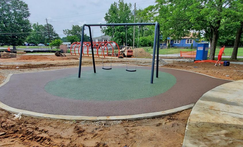 playground surfacing in douglasville ga